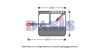 AKS DASIS 820276N Evaporator, air conditioning